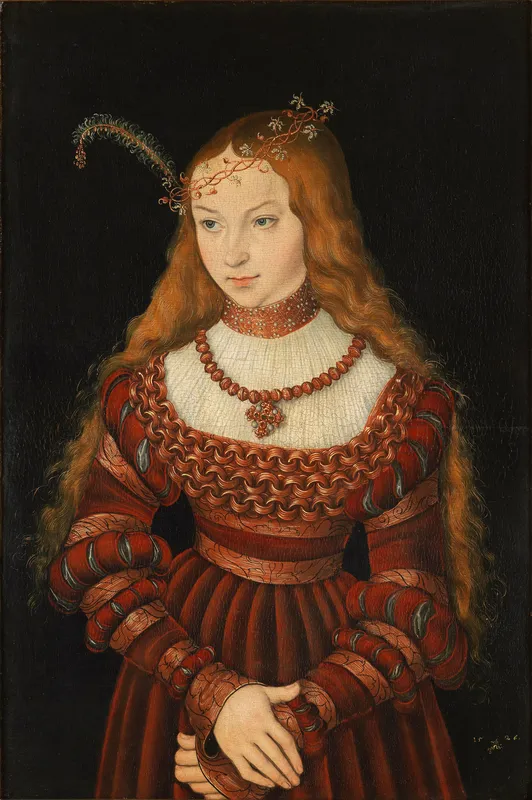 Sibylle of Cleves (1526) by Lucas Cranach the Elder